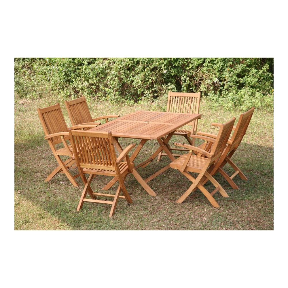 01.jpg KIFFA ARM CHAIR + RECTA TABLE - Image 1