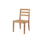 TEAK OUTDOOR FAYED DINING CHAIR