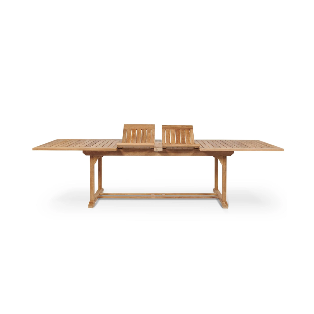 1-23.png TEAK OUTDOOR EHLAND DOUBLE EXTEND TABLE - Image 1