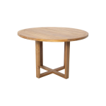 TEAK VENICE ROUND TABLE X LEGS 150 CM