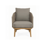 TEAK OUTDOOR TARTORA ROPE LOUNGE CHAIRS - Image 6