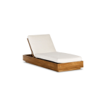 TEAK OUTDOOR KUNTA CHAISE SUN LOUNGER - Image 2