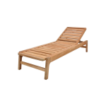 TEAK DIUNA CHAISE PATIO SUN LOUNGER