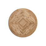 TEAK OUTDOOR CHESSPAKE ROUND DINING TABLE - Image 3