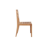 TEAK OUTDOOR FAYED DINING CHAIR - Image 2