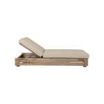 TEAK OUTDOOR VIVIEN PATIO CHAISE LOUNGER