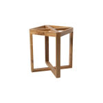 TEAK VENICE ROUND TABLE X LEGS 150 CM - Image 2