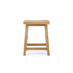 TEAK OUTDOOR CHAPMAN STOOL CHAIR - Image 2