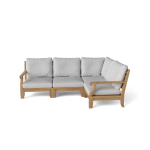 OUTDOOR TEAK PATIO GATSBY DEEP SEATING SET