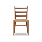 TEAK OUTDOOR LADDER BACK DINING CHAIR - Image 6