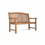 TEAK OUTDOOR NEW BOWBACK BENCH - Image 2
