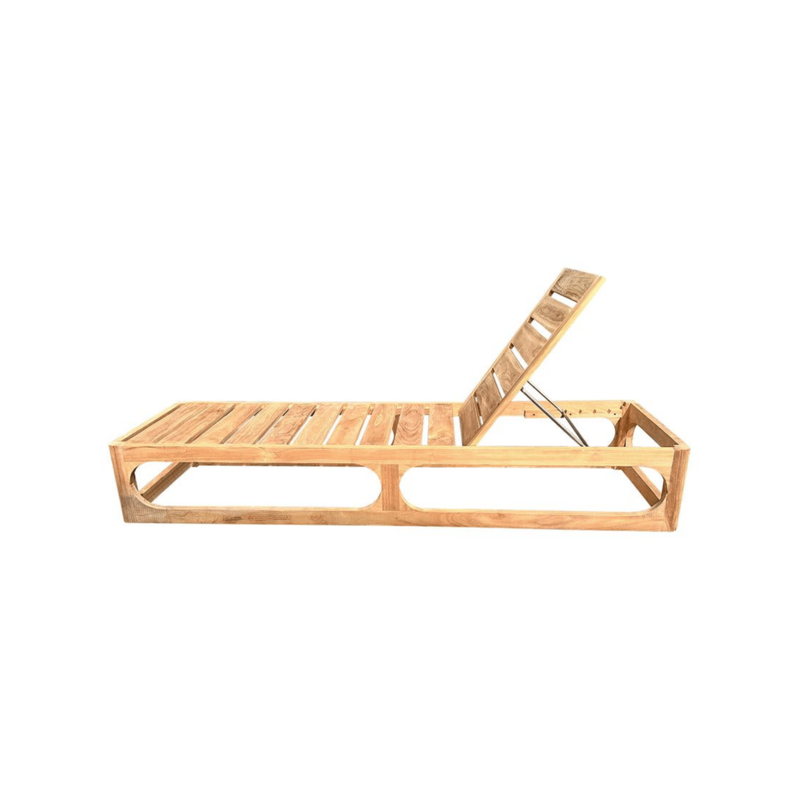 3-1-12.png TEAK OUTDOOR MIAMI CHAISE SUN LOUNGER - Image 1