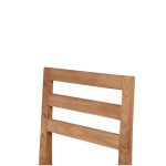 TEAK OUTDOOR FAYED DINING CHAIR - Image 3