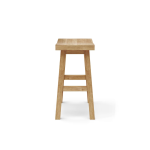 TEAK OUTDOOR CHAPMAN STOOL CHAIR - Image 3