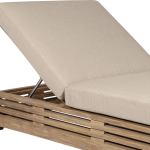 TEAK OUTDOOR VIVIEN PATIO CHAISE LOUNGER - Image 2