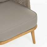 TEAK OUTDOOR TARTORA ROPE LOUNGE CHAIRS - Image 3