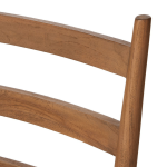 TEAK OUTDOOR LADDER BACK DINING CHAIR - Image 5
