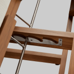 TEAK OUTDOOR KUNTA CHAISE DOUBLE SUN LOUNGER - Image 5