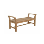 TEAK OUTDOOR BEDELIA BENCH