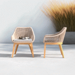 DALTON TEAK PATIO CHAIR - Image 2