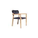 TEAK OUTDOOR FLEUR STACKING CHAIR
