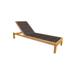 OUTDOOR TEAK HAMILTON CHAISE LOUNGER PATIO