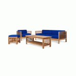 OUTDOOR TEAK PATIO DELUXE DEEP SEATING SET