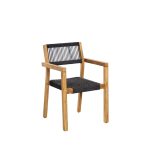 TEAK GARDEN ACADEMY  STACKING ROPE CHAIR