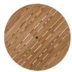 TEAK ROUND DINING TABLE RARONTO TOP 150 CM